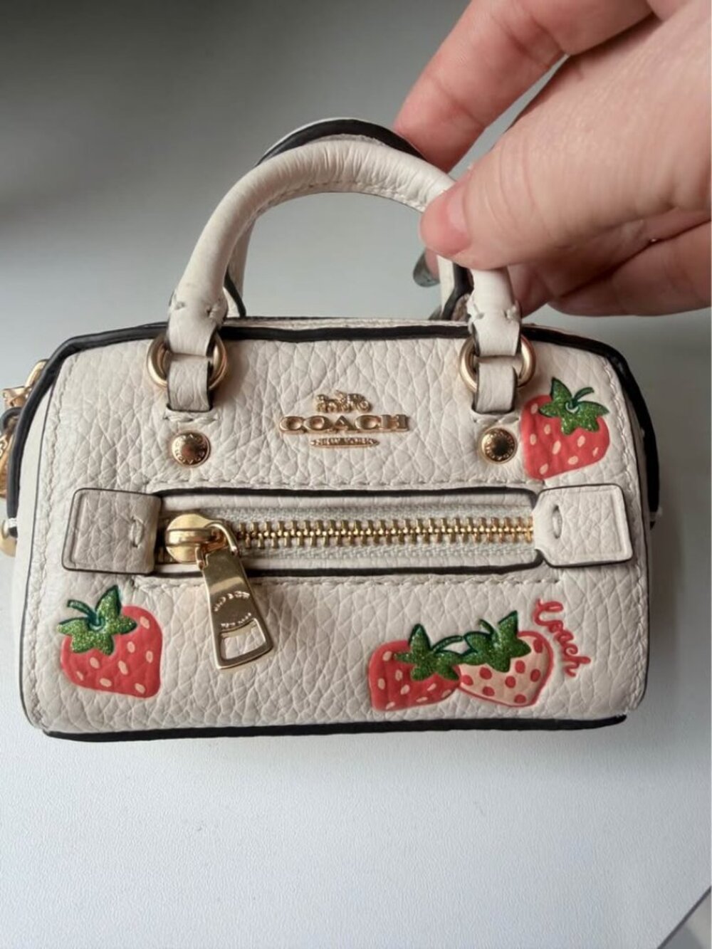 Bag Charm Coach Mini Bag